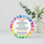 オールドヒッパイヒッピー絞り染めイベント詳細 招待状 (スタンド正面)