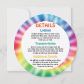 オールドヒッパイヒッピー絞り染めイベント詳細 招待状 (正面)