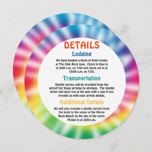 オールドヒッパイヒッピー絞り染めイベント詳細 招待状