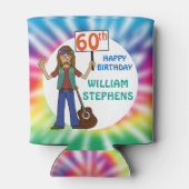 オールドヒッパイヒッピー絞り染め60thバースデーパーティー 缶クーラー (裏面)