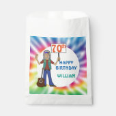 オールドヒッパイヒッピー絞り染め70thバースデーパーティーファボ フェイバーバッグ (正面)