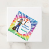 オールドヒッパイヒッピー絞り染め70thバースデーパーティー フェイバータグ (インサイチュ)