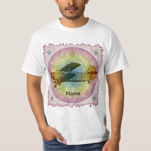 オールドビューティー飛行機Tシャツ Tシャツ (正面)