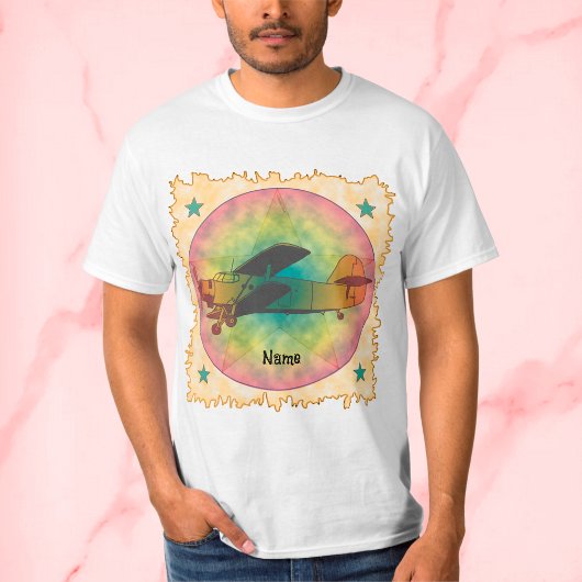 オールドビューティー飛行機Tシャツ Tシャツ