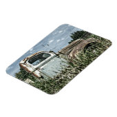 オールドビータートラック – 錆びたヴィンテージ農産車 マグネット (左側)