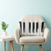 オールドピアノ鍵 ランバークッション (椅子)
