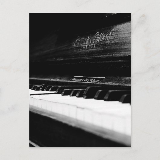 オールドピアノ ポストカード (正面)
