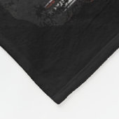 オールドピックアップトラックアメリカ国旗7月パトリオットの4日 フリースブランケット (角)