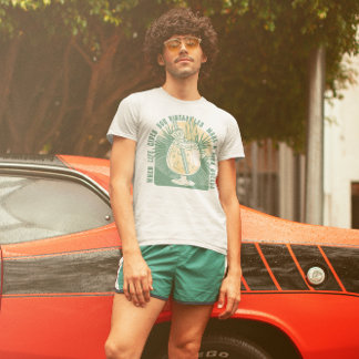 オールドピナコラダパーティーレトロサマーヴィンテージトレンディー Tシャツ