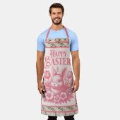 オールドピファッションドックイースターバニー エプロン (着用した状態)