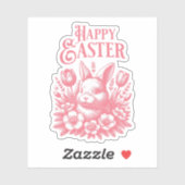 オールドピファッションドックイースターバニー シール (シート)