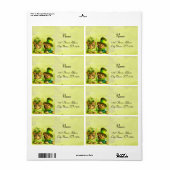 オールドファッおもしろいションST PATRICK'S DAY CATS ラベル (フルシート)