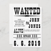 オールドファッションの仲人募集カード招待状 招待状 (正面/裏面)