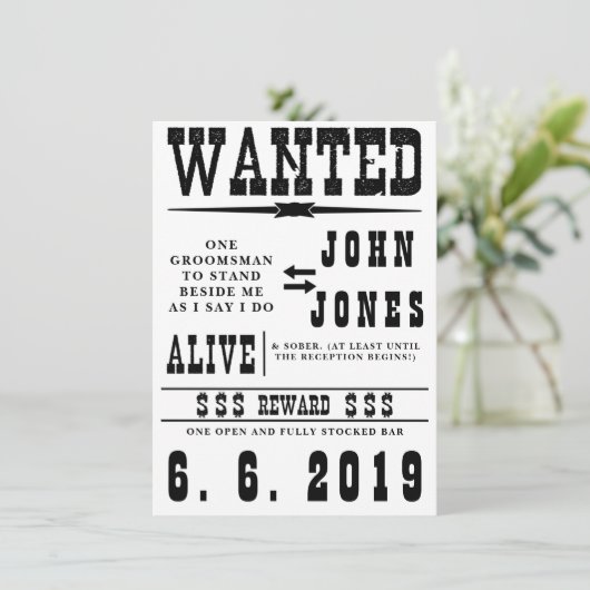 オールドファッションの仲人募集カード招待状 招待状 (スタンド正面)