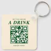 オールドファッションカクテルを新郎に買ってあげて キーホルダー (裏面)