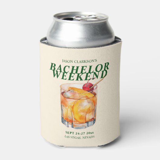 オールドファッションカクテル独身最後の週末 缶クーラー (缶正面)