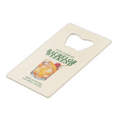 オールドファッションカクテル バチェラーパーティー クレジットカード栓抜き (裏面アングル)