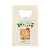 オールドファッションカクテル バチェラーパーティー クレジットカード栓抜き (裏面)