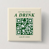 オールドファッションカクテル バチェラー 仲間と飲もう 缶バッジ (正面)