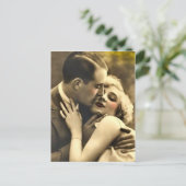 オールドファッションカップル葉書 ポストカード (スタンド正面)