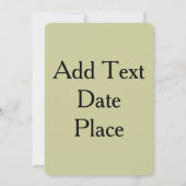 オールドファッションクックアウトパーティー 招待状 (裏面)