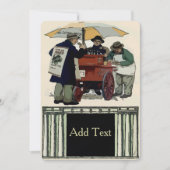 オールドファッションクックアウトパーティー 招待状 (正面)