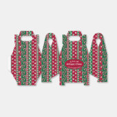 オールドファッションクリスマスキャンディストライプーズのパターン フェイバーボックス (折り畳みなし)