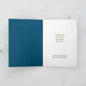 オールドファッションクリスマスチャーチ&ベルズカード シーズンカード (内部)