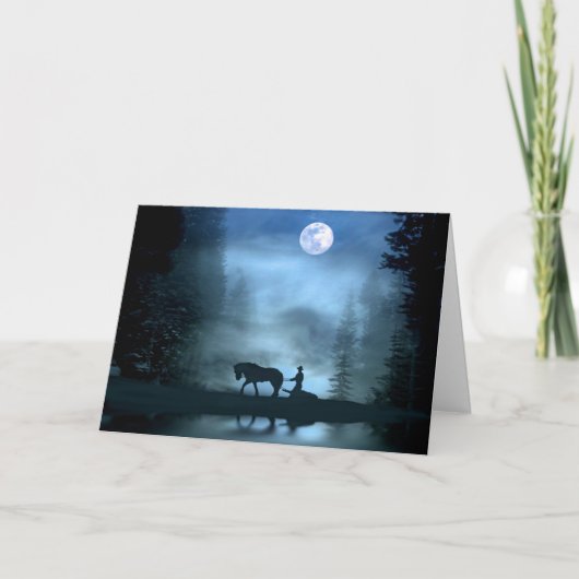 オールドファッションクリスマスツリーカード シーズンカード (正面)