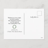 オールドファッションクリスマストラックリース シーズンポストカード (裏面)