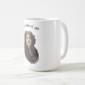 オールドファッションドガールヴィンテージ美女の写真 コーヒーマグカップ (正面右)