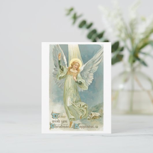 オールドファッションドクリスマスエンジェルグロリア シーズンポストカード (スタンド正面)