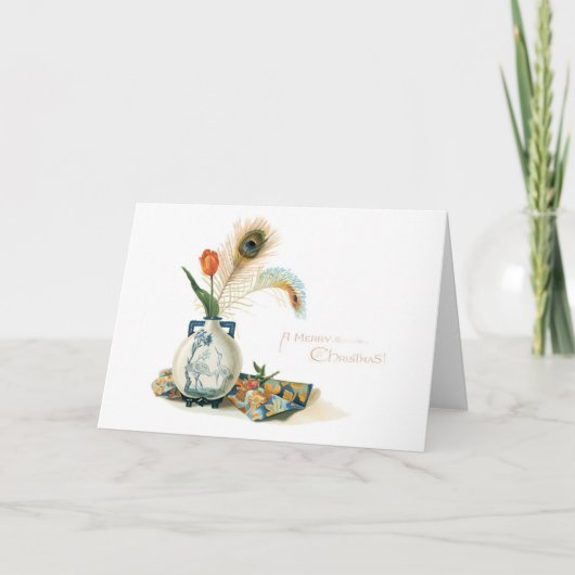 オールドファッションドクリスマスオリエンタルスタイル シーズンカード (正面)