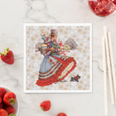 オールドファッションドクリスマスショッピング紙プレート スタンダードランチョンナプキン (インサイチュ)