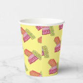 オールドファッションドクリスマスリボンキャンディホリデースウィート 紙コップ (右)