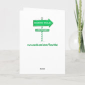 オールドファッションドクリスマス小妖精や小人陽気と明るい シーズンカード (裏面)