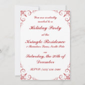 オールドファッションドサンビクトリアンニコラス 招待状 (裏面)