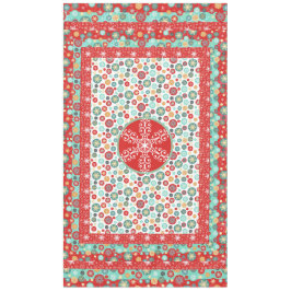 オールドファッションドスカンジナビアレトロスノーフレーク テーブルクロス