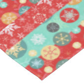 オールドファッションドスカンジナビアレトロスノーフレーク テーブルクロス (アングル)