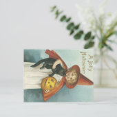 オールドファッションドハロウィンすてきリトル魔女 ポストカード (スタンド正面)