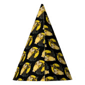 オールドファッションドハロウィーン、黒猫とフクロウ パーティーハット (裏面)