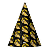 オールドファッションドハロウィーン、黒猫とフクロウ パーティーハット (左)