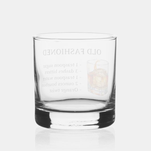 オールドファッションドレシピバートンウイスキー ウイスキーグラス (裏面)