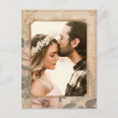 オールドファッションドヴィンテージスタイルオート写真テンプレート ポストカード (正面)