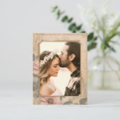 オールドファッションドヴィンテージスタイルオート写真テンプレート ポストカード (スタンド正面)