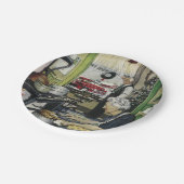 オールドファッションドヴィンテージホームキッチンクリスマス ペーパープレート (アングル)