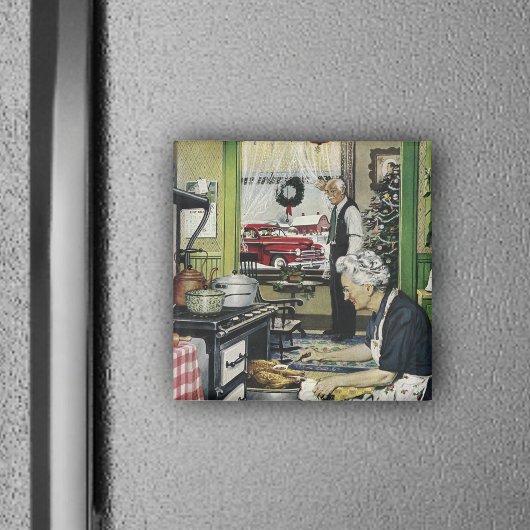 オールドファッションドヴィンテージホームキッチンホリデーマグネット マグネット