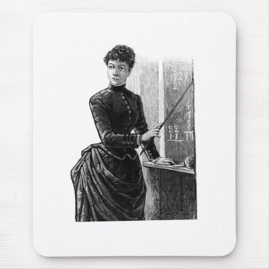 オールドファッションド先生ワンルームスクールハウス マウスパッド (正面)