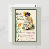 オールドファッションド誕生日ウィズビンレイジ ポストカード (正面/裏面)