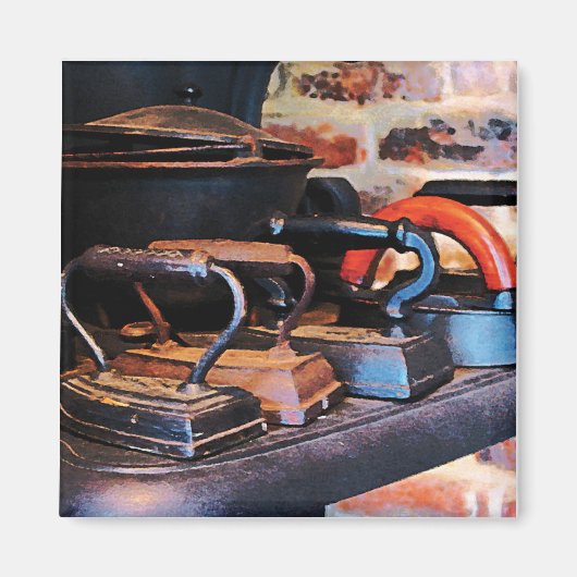 オールドファッションド・アイロン マグネット (正面)